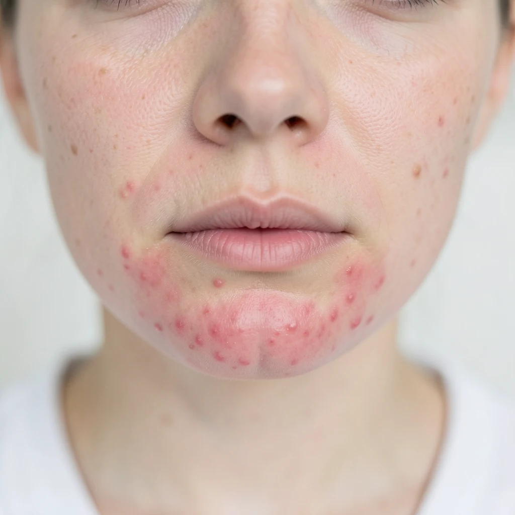 Jak léčit periorální dermatitidu a její příznaky - ilustrační foto