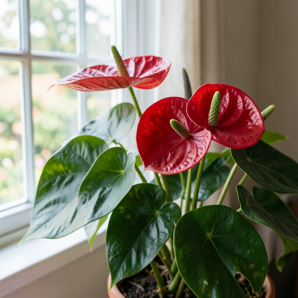 Jak pěstovat toulitku anthurium v bytě - ilustrační foto