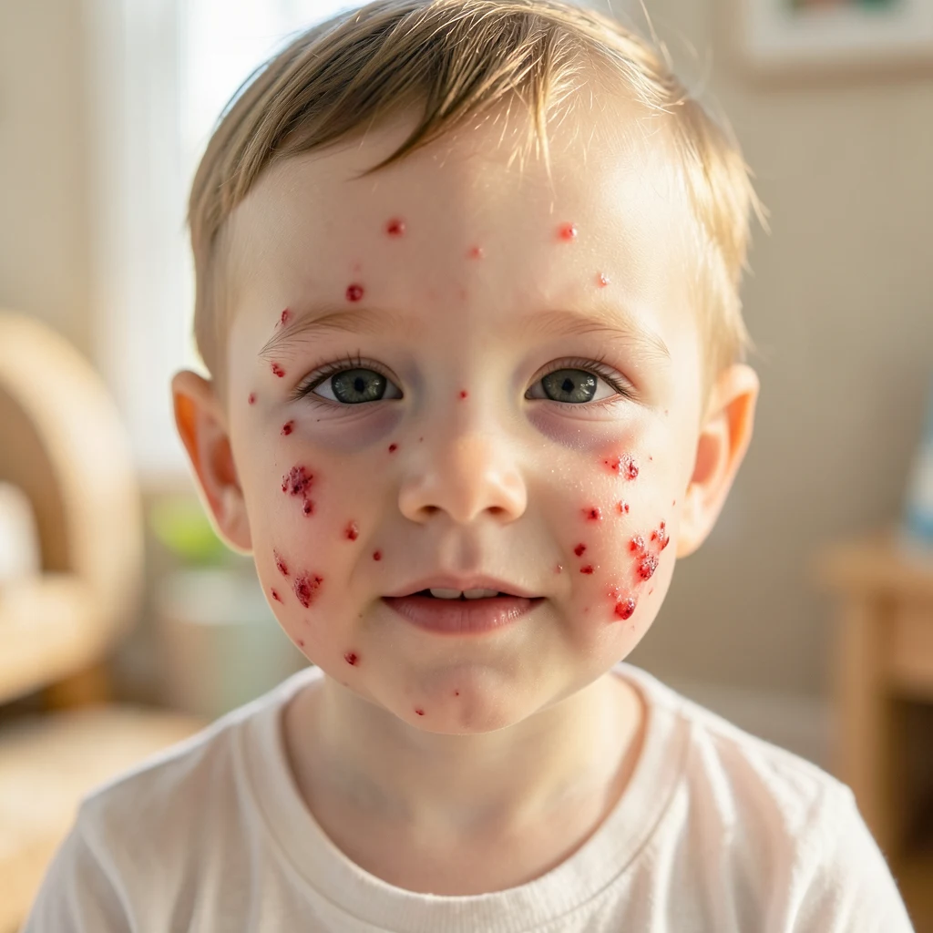 Jak rozpoznat impetigo u dětí a léčit ho - ilustrační foto