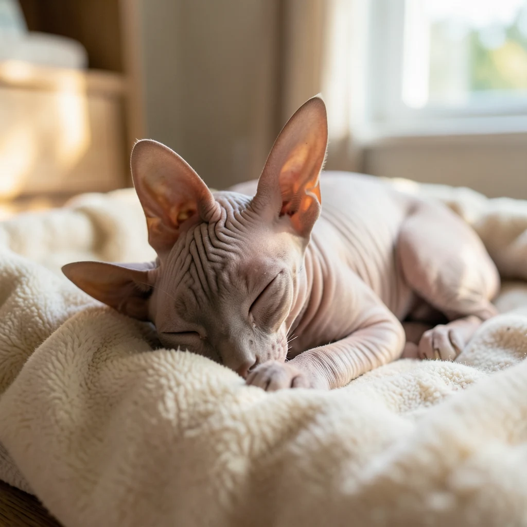 Jak pečovat o kočku sphynx - ilustrační foto