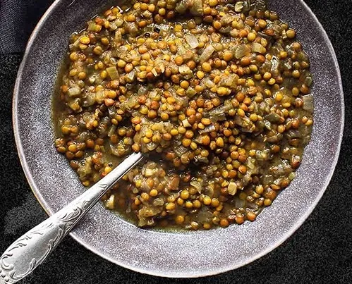 Lentil stew with vegetables
