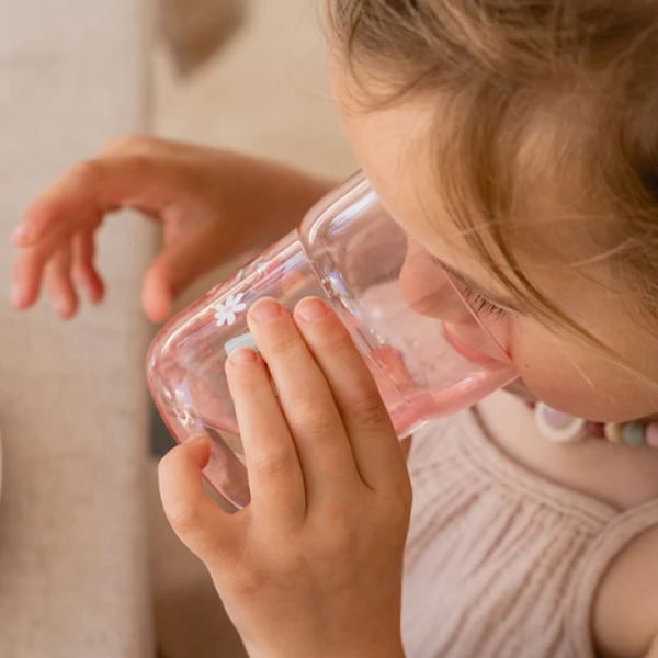 Child drinking from bottle