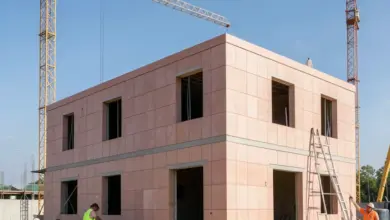 Jak funguje hrubá stavba z keramického betonu - ilustrační foto