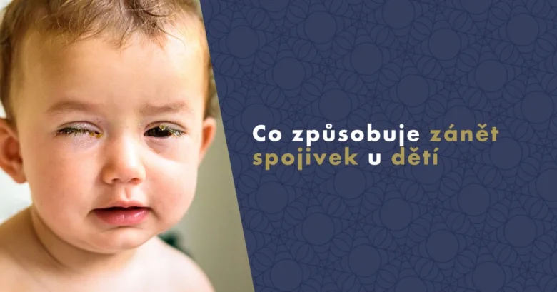 Crying baby with red eye