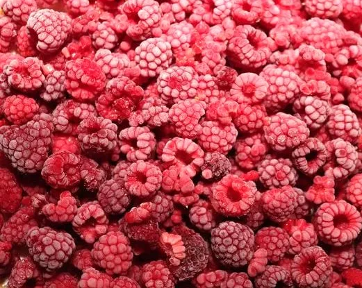 Raspberries close-up
