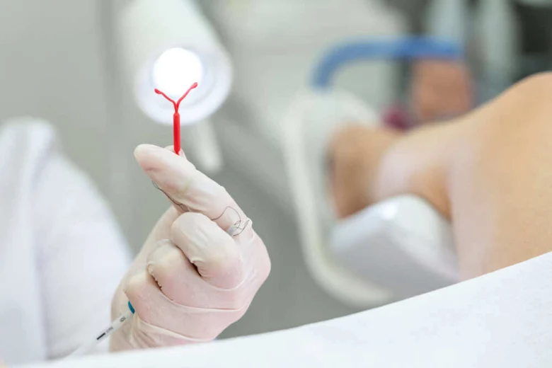 Iud device in hand