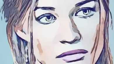 Ilustrace ženské tváře pro článek o poruchách osobnosti.